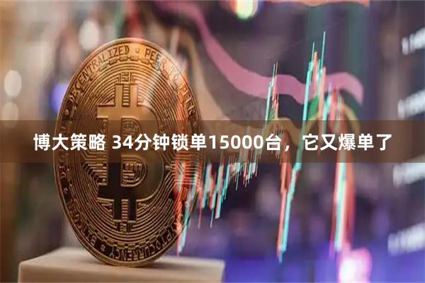 博大策略 34分钟锁单15000台，它又爆单了