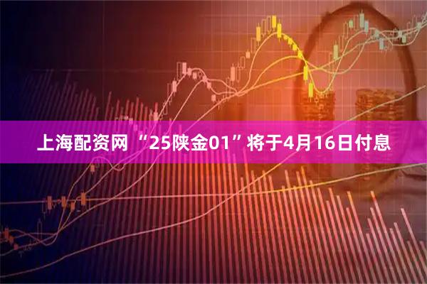 上海配资网 “25陕金01”将于4月16日付息
