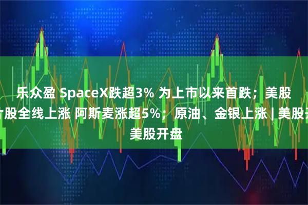乐众盈 SpaceX跌超3% 为上市以来首跌；美股芯片股全线上涨 阿斯麦涨超5%；原油、金银上涨 | 美股开盘
