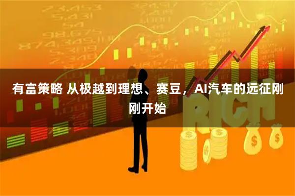 有富策略 从极越到理想、赛豆，AI汽车的远征刚刚开始